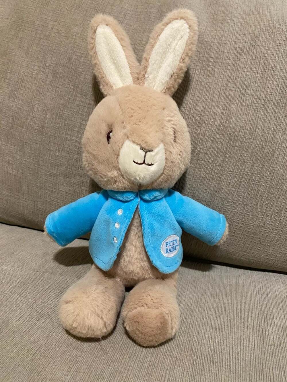 Kids Preferred Beatrix Potter Peter Rabbit Plush Stuffed Animal with Blue Jacket